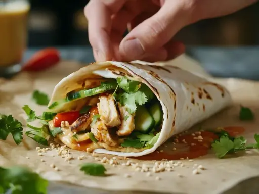 Jak łatwo zawijać kebab w tortilli - proste kroki i porady