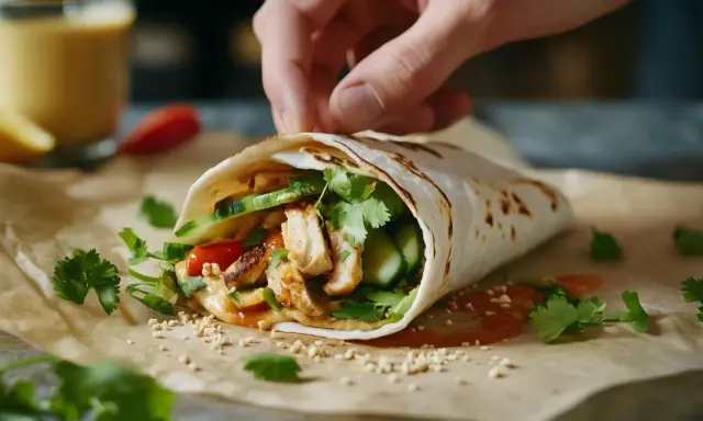 Jak łatwo zawijać kebab w tortilli - proste kroki i porady