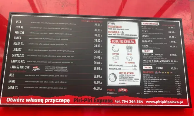 Gdzie jest piri piri kebab? Sprawdź lokalizacje w Polsce