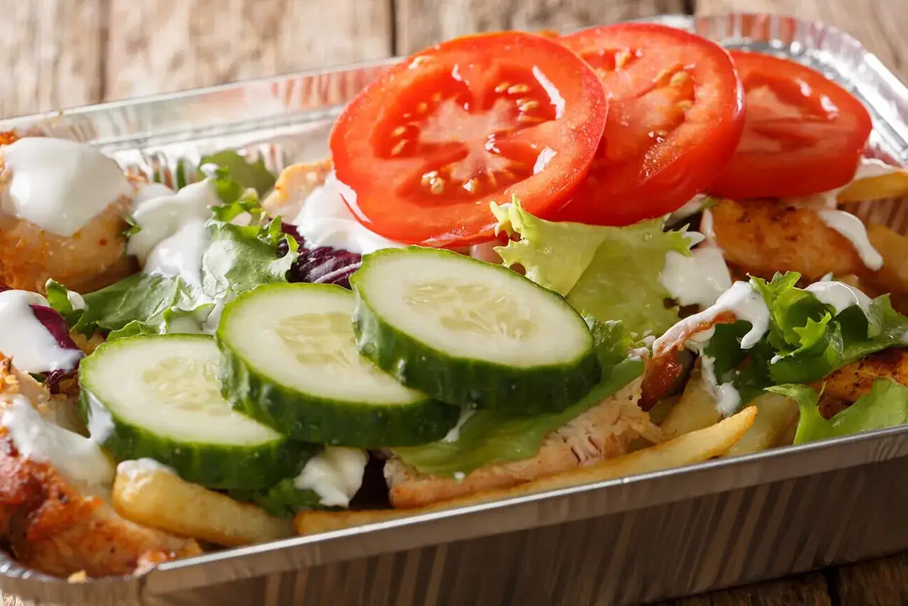 kapsalon składniki kalorie