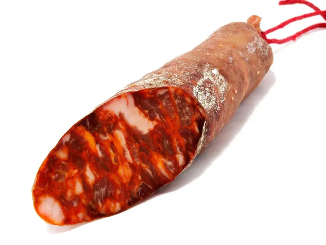chorizo curado fresco ib&eacute;rico por&oacute;wnanie