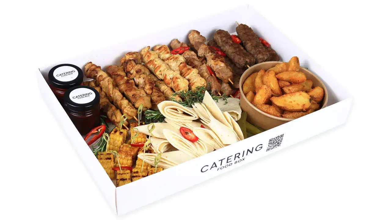 duży kebab box porcja