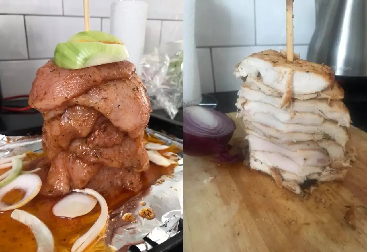 kebab w piekarniku na blasze
