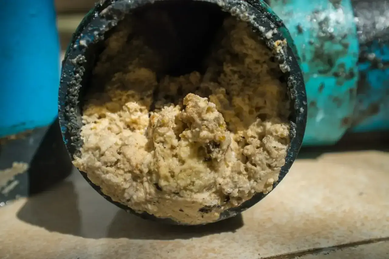 zatkana rura tłuszczem kanalizacja fatberg