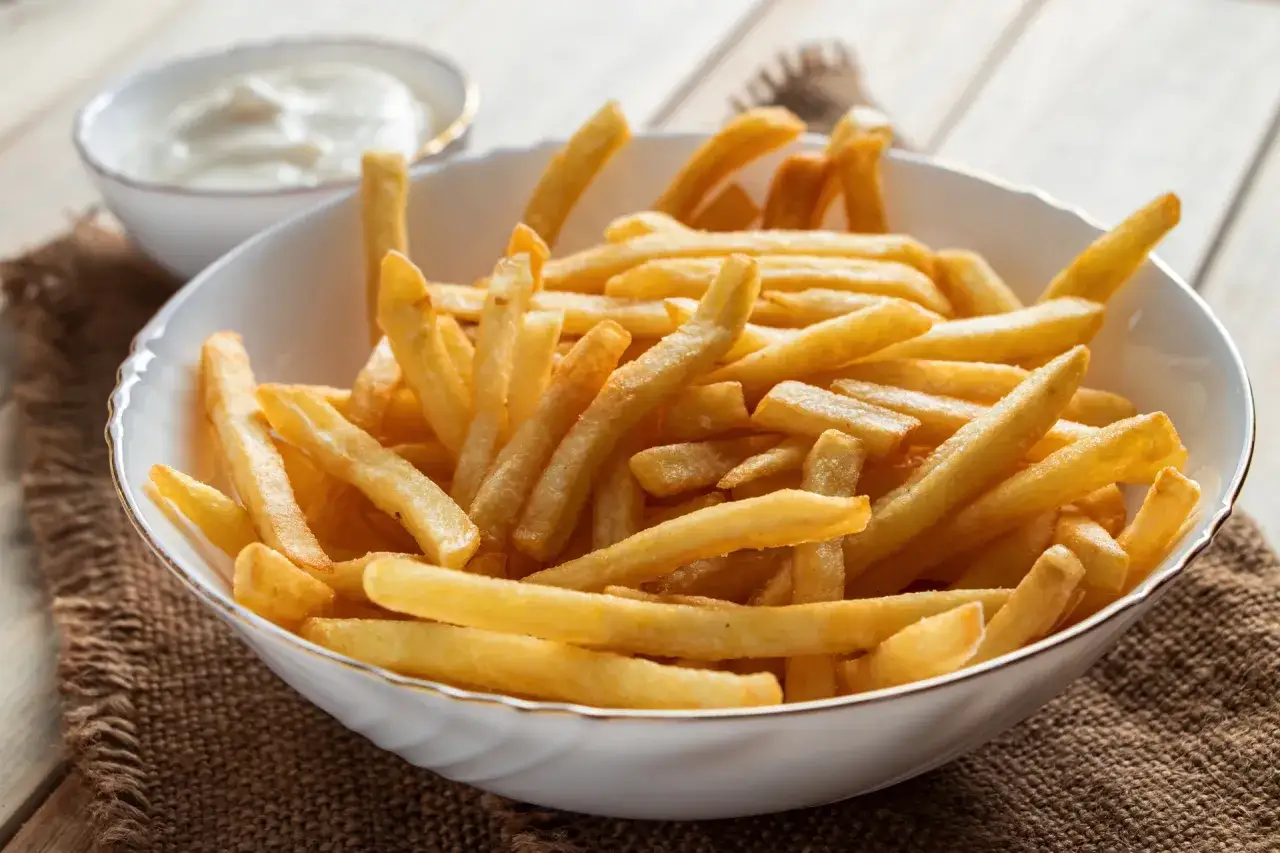 frytki w air fryer